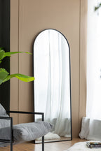 Celine Arch Body Mirror with Slim Frame - Black or Gold