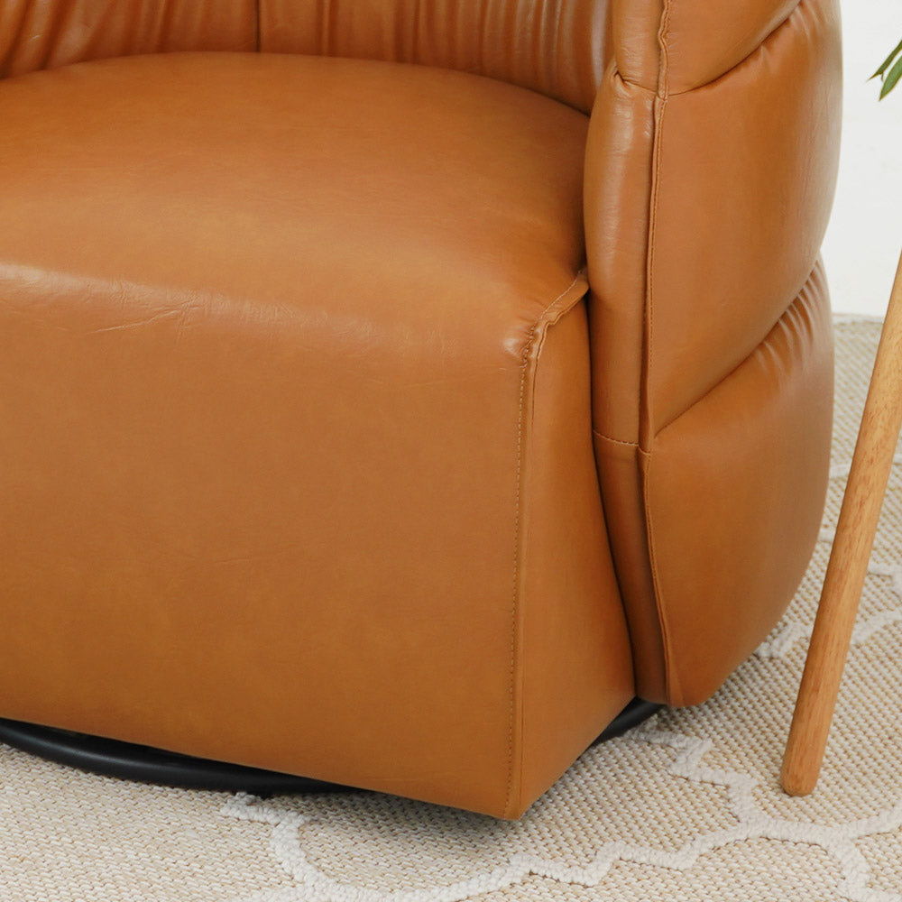 Walden Stylish Swivel Chair with Integrated Armrests - Multiple Colors