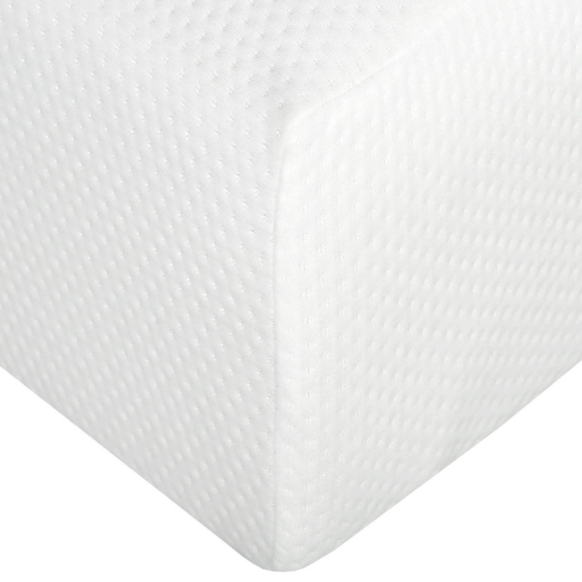 10" Plush Gel Memory Foam Mattress with Cooling Technology - White