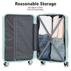 3 Pieces Set Spinner Wheel Luggage With Combination Lock