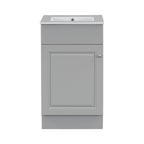 Bathroom Vanity with Sink and Adjustable Shelf - Multiple Colors