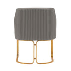 Modern Dining Chair with Solid Wood Frame - Dark Gray, Beige, or Black