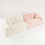 Multifunctional Stationary Sofa with Adjustable Layout - Choice of Color