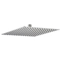 Ultra Thin Square Rainfall Shower Head with 12" Coverage - Gray or Pearl Silver