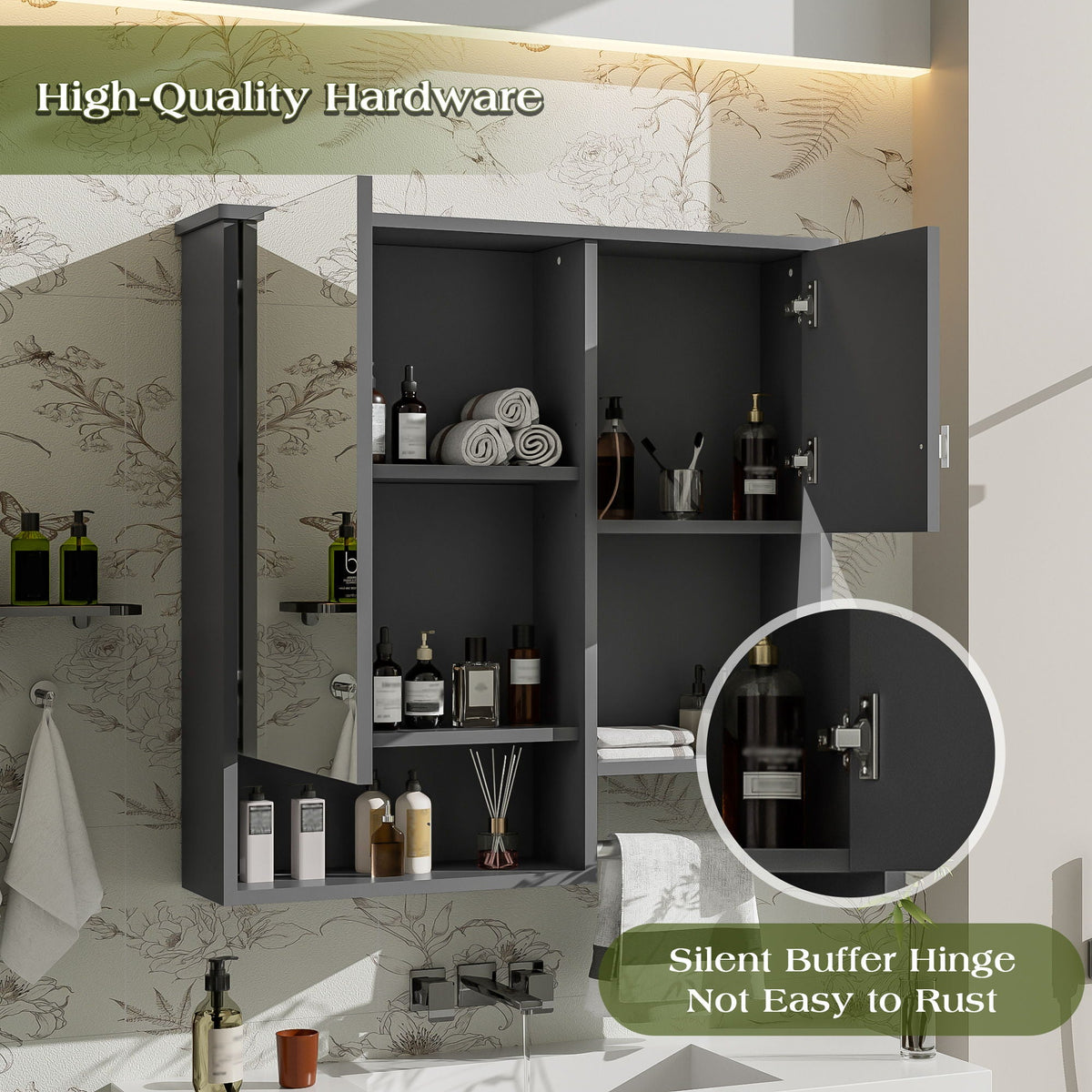 Modern Wall Mounted Bathroom Medicine Cabinet