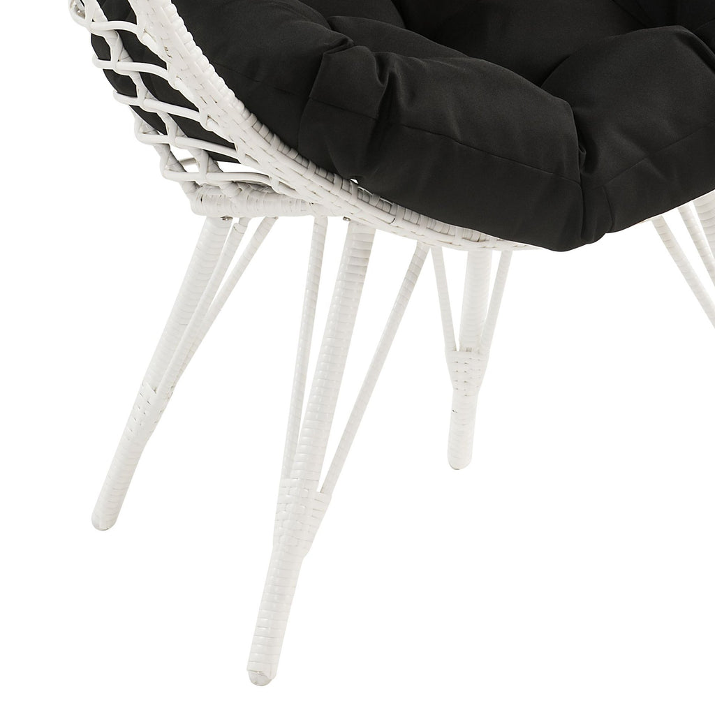 Galzed Patio Seating with Metal & Wicker Construction - Outdoor