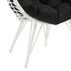 Galzed Patio Seating with Metal & Wicker Construction - Outdoor