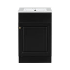 Bathroom Vanity with Sink and Adjustable Shelf - Multiple Colors