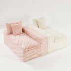 Multifunctional Stationary Sofa with Adjustable Layout - Choice of Color