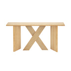 Minimalist Modern X‑Frame Console Table