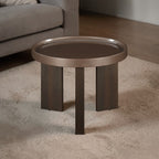 Elegant Design Coffee Table with High Gloss Top - Dark Green or Dark Brown