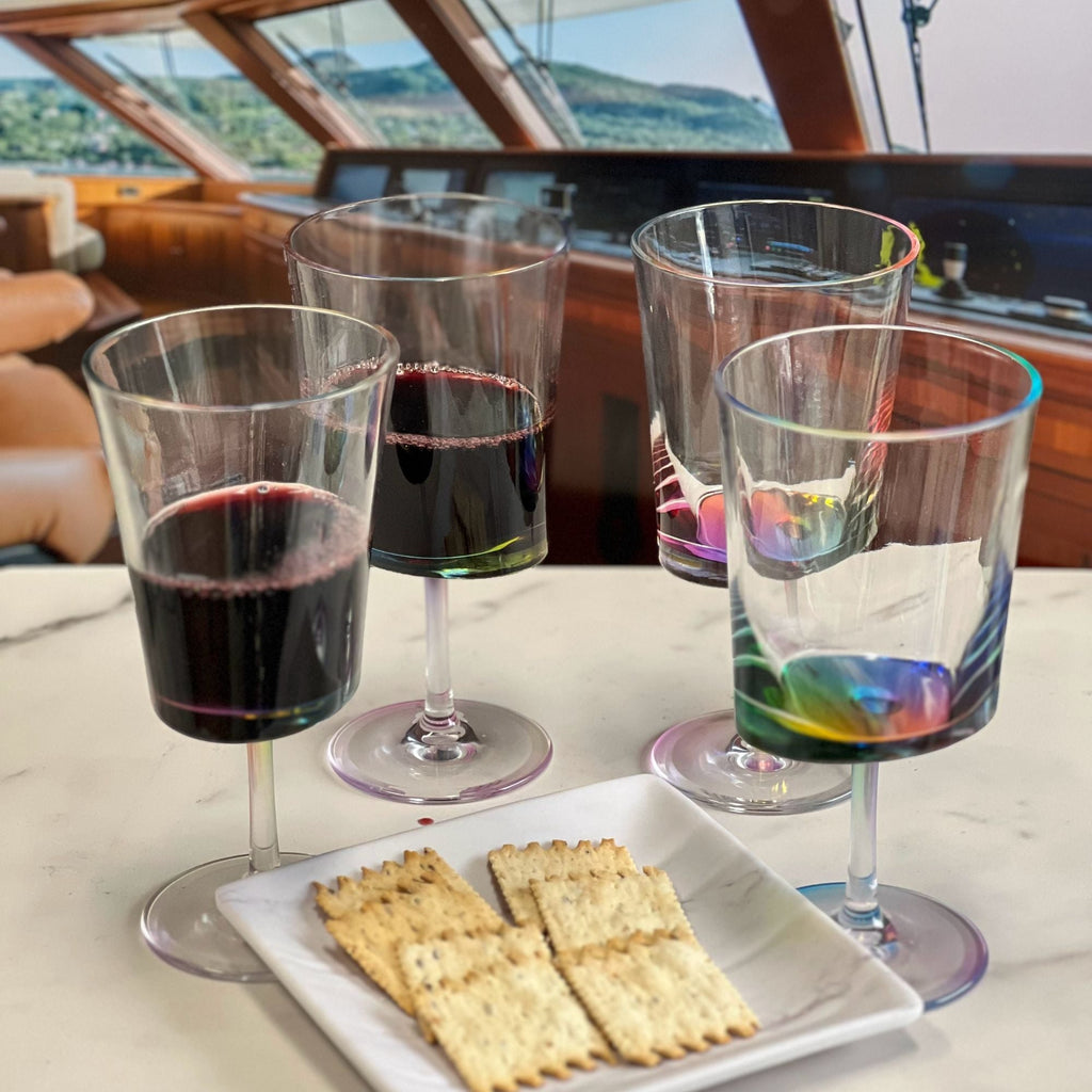 Unbreakable BPA-Free Acrylic Wine Glasses (Set of 4) - Clear