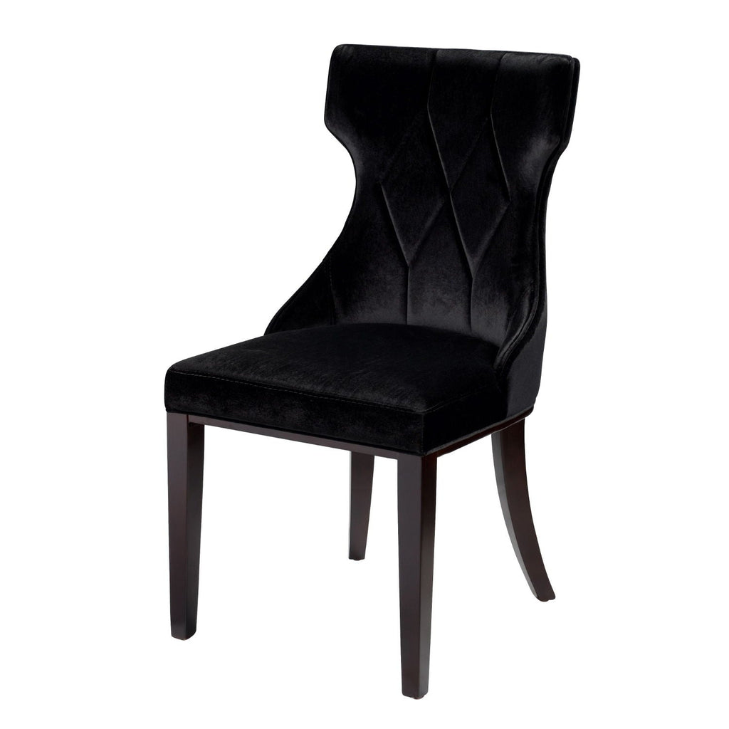 Reine Dining Chair Set of 2 with Solid Wood Frame and Classic Design - Multiple Colors
