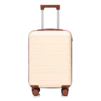 Beige 2-Piece Spinner Luggage Set with Hard Shell - Beige