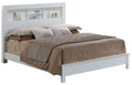 Transitional Storage Bed with Headboard Shelving - Multiple Colors