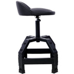 Pneumatic 360 Degree Swivel Mechanics Stool with Adjustable Height - Red or Black