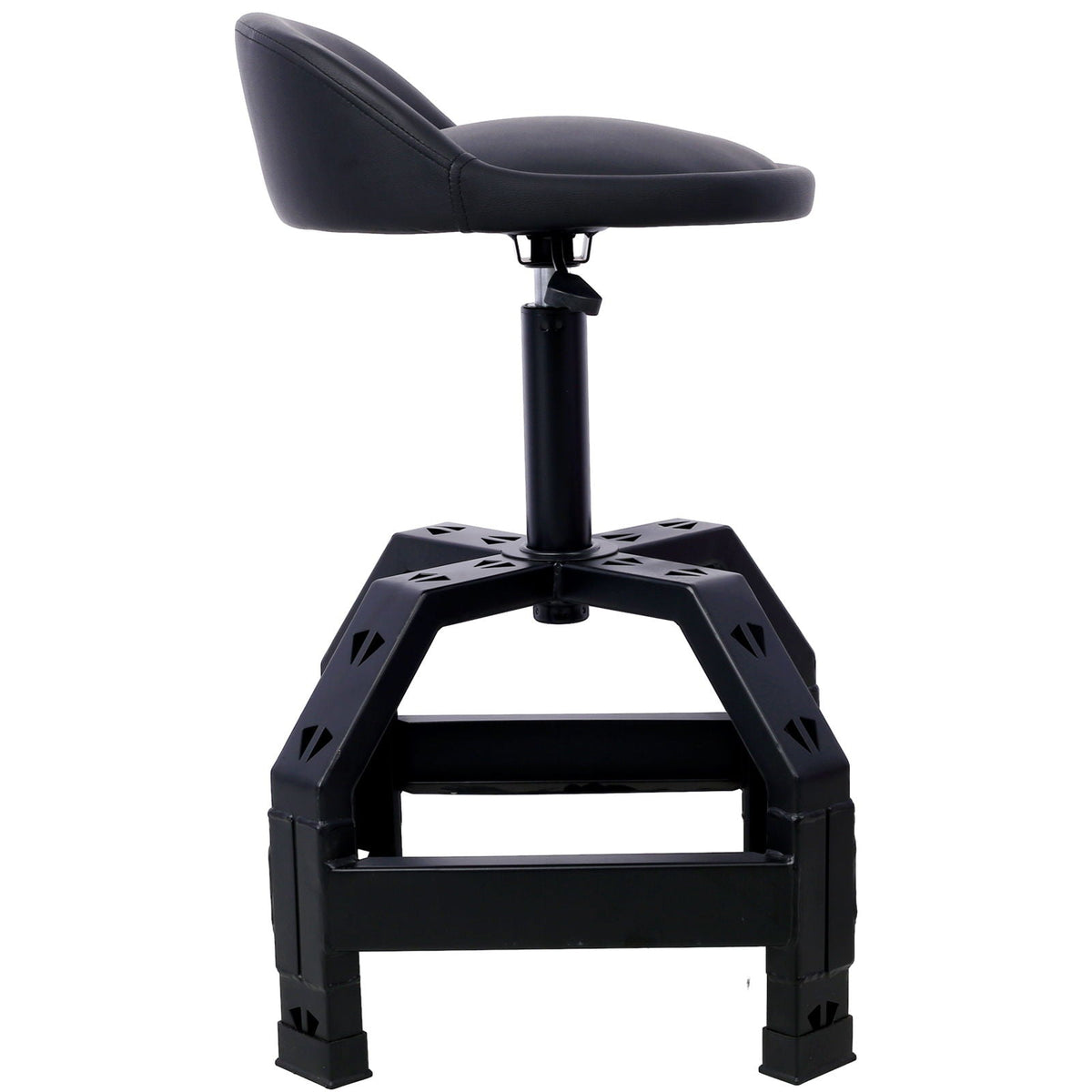Pneumatic 360 Degree Swivel Mechanics Stool with Adjustable Height - Red or Black