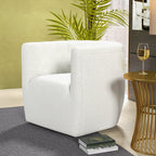 Ergonomic Design Swivel Chair with Tufted Accent - Multiple Colors