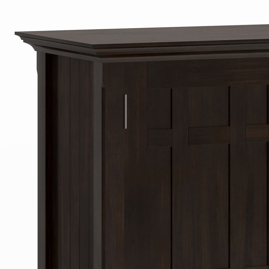 Bedford Sideboard Buffet with Ample Storage - Dark Tobacco Brown