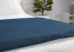 Navy Cooling Blanket with Dual-Sided Performance Fabrics - King Size