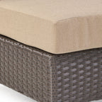 Pt Limon Modern Outdoor Single Sofa with Iron Frame – Pearl Silver or Light Brown