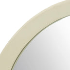 Transitional Mango Wood Wall Mirror with Frame - Multiple Colors