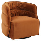 Walden Stylish Swivel Chair with Integrated Armrests - Multiple Colors