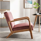 Mid-Century Modern Accent Chair with Cushioning - Multiple Colors