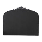 Baroque Inspired Arch Wall Mirror with Ornate Design - Gold or Black