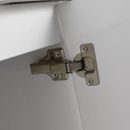 Modern Bathroom Vanity with Side Storage - Light Brown or White