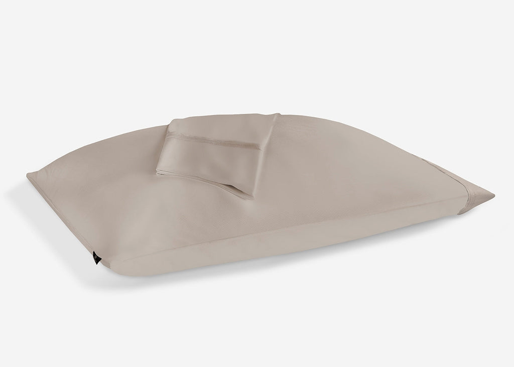 Dri-Tec Queen Pillowcase Set with Moisture Wicking - Beige