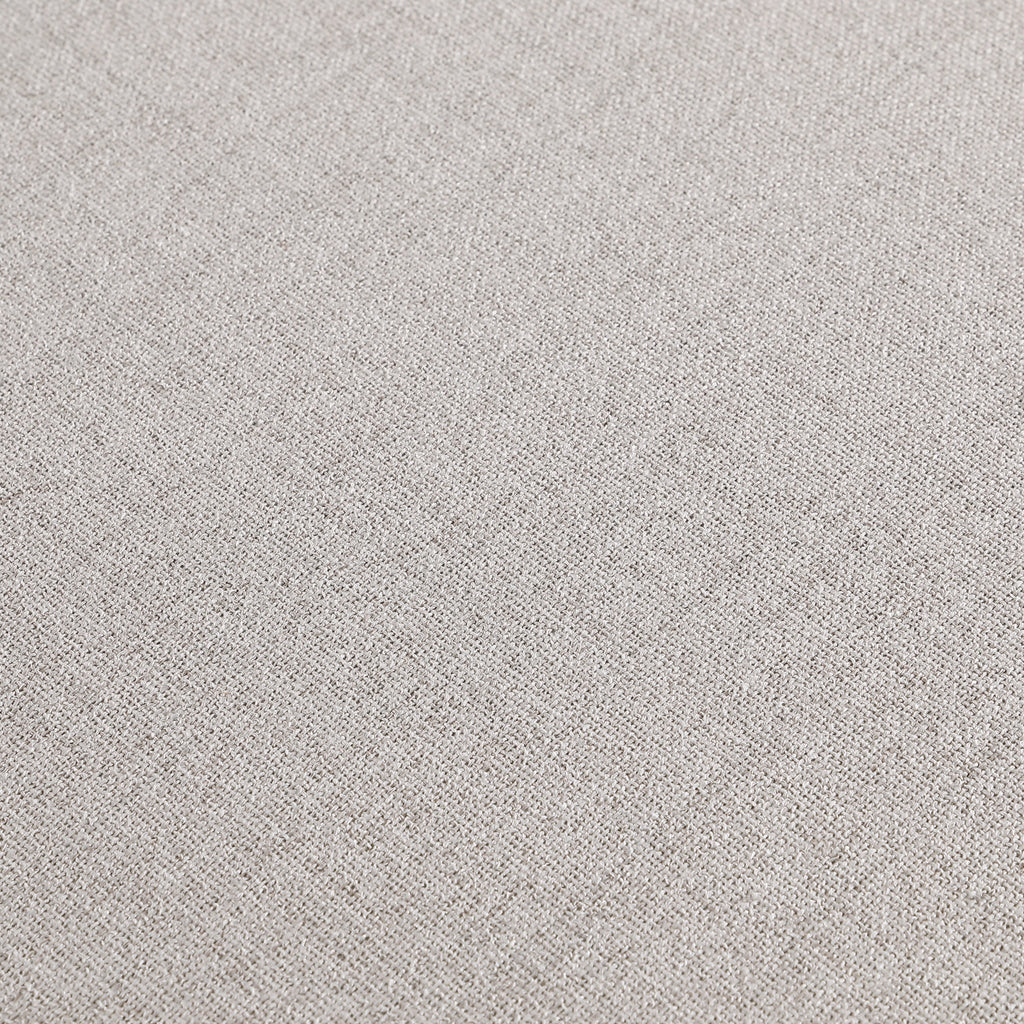 Luxurious Chenille Ottoman with Plush Comfort - Beige