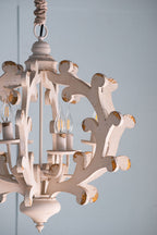 6 Light Chandelier with Adjustable Chain