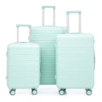 3 Pieces Set Spinner Wheel Luggage With Combination Lock