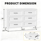6 Drawer Dresser for Bedroom