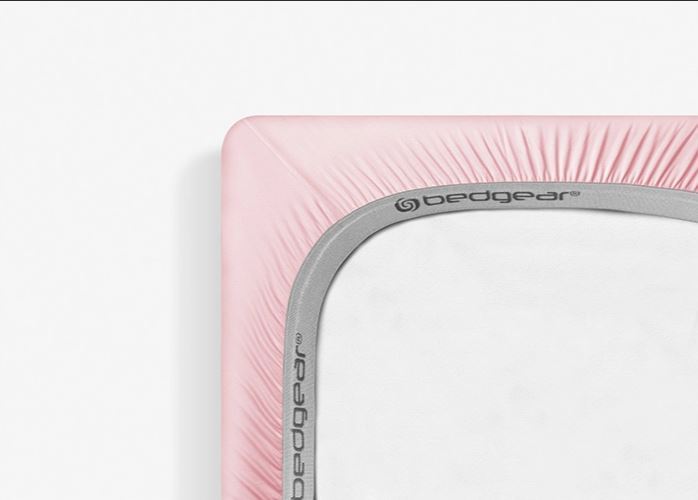 Dri-Tec Crib Sheet with Moisture-Wicking Fabric - Light Pink