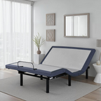 Twin XL Adjustable Bed Base with Massage and Programmable Positions