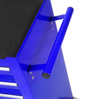 Multifunctional 4-Drawer Tool Cart with Wheels - Blue or Orange