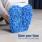 Microfiber Mop Slippers for Floor Cleaning, Machine Washable, 3 Pieces