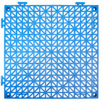Durable PVC Interlocking Tile 50PCS with Rapid Drainage - Blue, Black, or Gray