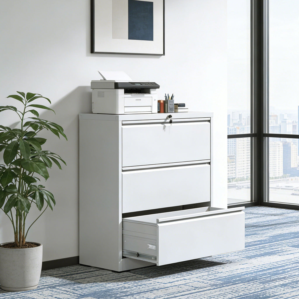 Lateral File Cabinet - Locking and Heavy Duty