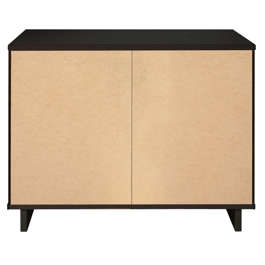Solid Wood 3 Drawer Dresser with Ribbed Fronts - Multiple Colors