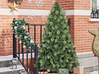 5FT Pre-Lit Artificial Christmas Tree with Warm LED Lights - Green