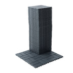 Interlocking Deck Tiles 44 Pack with Easy Installation - Dark Brown or Dark Gray