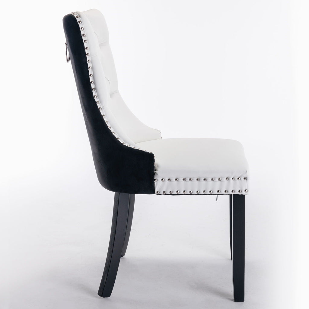 Nikki Modern Upholstered Dining Chair Set of 2