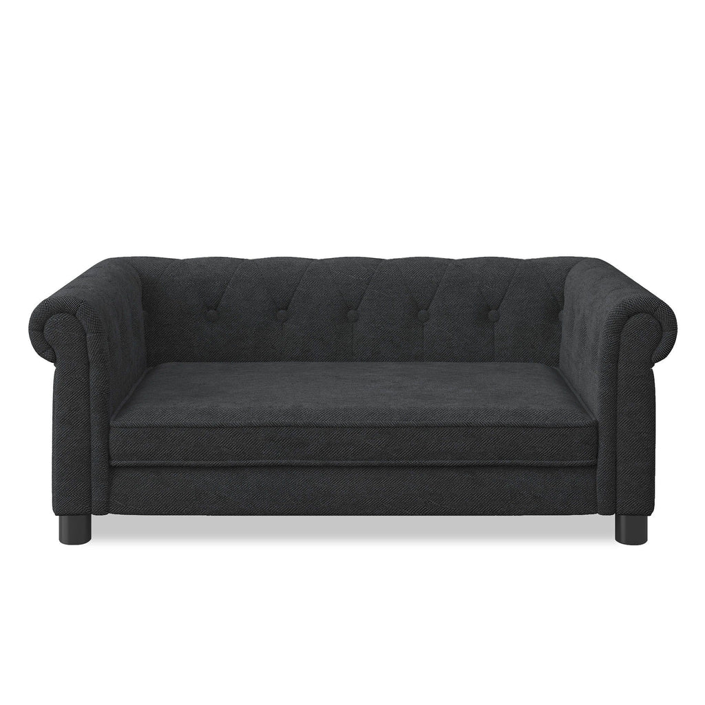 Modern Elegant Rectangle Pet Bed with Elevated Design - Multiple Colors