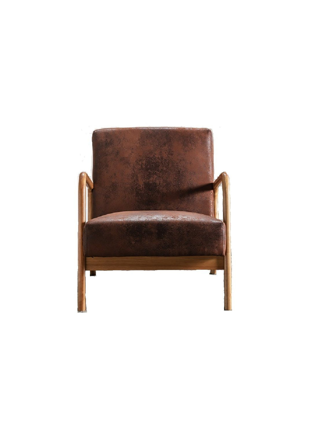 Mid-Century Modern Accent Chair with Cushioning - Multiple Colors
