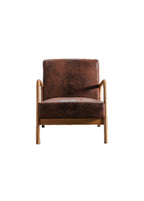 Mid-Century Modern Accent Chair with Cushioning - Multiple Colors