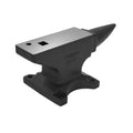 Cast Steel Single Horn Anvil with Polished Surface - Black