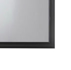 Minimalist Design Mirror with Smooth Edge - White, Black, or Dark Gray
